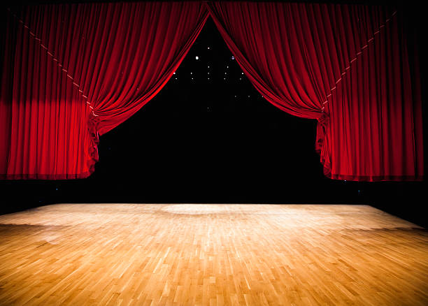 Red Stage Curtain